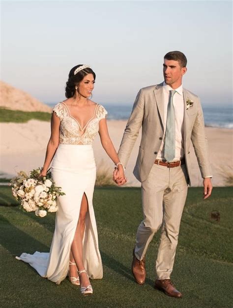 Michael Phelps And Nicole Johnson Wedding Dress Details Famous