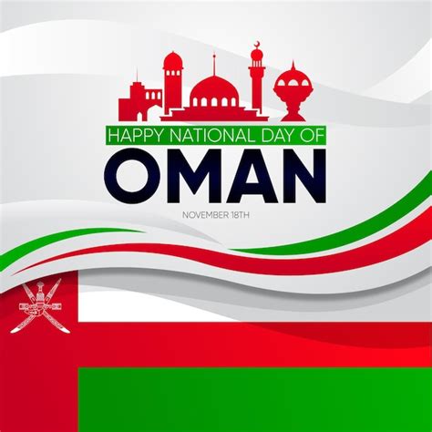 Premium Vector Flat Design National Day Of Oman