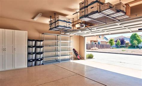 Garage Storage Ideas Cabinets Racks And Overhead Designs Designing