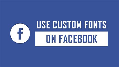 How To Use The Custom Font Style On Facebook Youtube