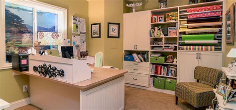 Set up a fantastic work space for all your crafting, no matter what size space you have. 5 Craft Room Ideas for Small Spaces