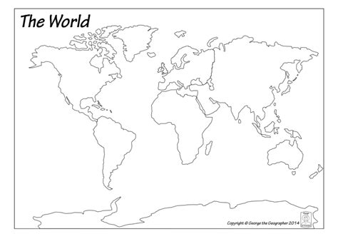 Blank World Map Pdf Download