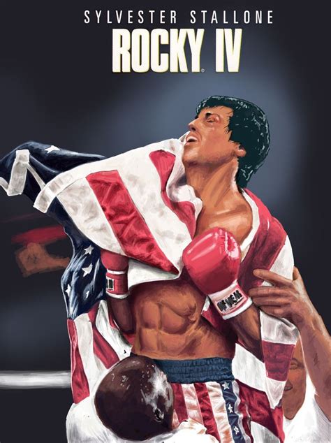 Rocky Iv Illustrated Poster In 2023 Poster Rocky Rocky Balboa
