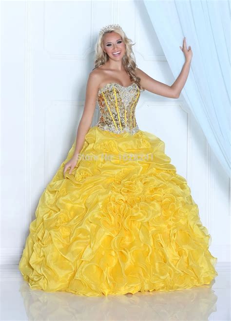 Hot Sale Yellow Quinceanera Dresses With Bolero 2016 Sweetheart Long