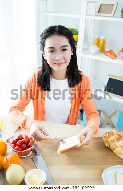 Woman Eating Breakfast Home Stock Photo 783189592 Shutterstock