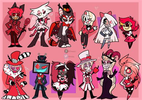 Chibi Hazbin Hotel Characters By Chisitoo On Deviantart