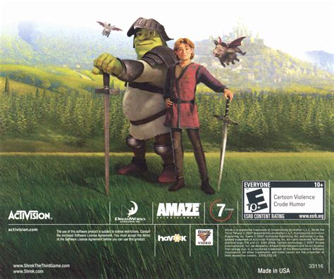 Shrek The Third Cover Or Packaging Material Mobygames
