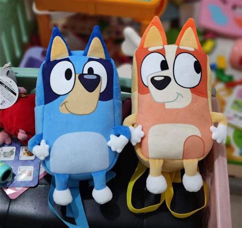 Bluey And Bingo Cartoon Kids Backpacks Etsy Hong Kong
