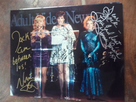 Nina Hartley Gloria Leonard Victoria Paris Hand Signed Photo Golden