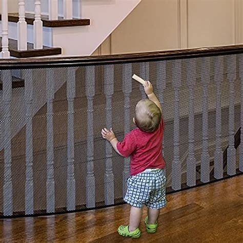 Stairway Net Baby Gate For Stairs With No Drilling