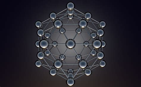Free Download Hd Wallpaper Icosahedron Artistic 3d Molecular