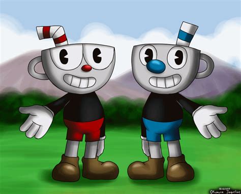 Cuphead And Mugman By Okumurajaqueline On Deviantart