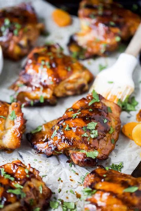 Rinse chicken with cold water, pat dry. Chipotle Apricot Grilled Chicken Thighs | Easy Chicken ...