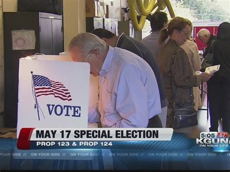 Special Election For Prop 123 And 124 Tuesday
