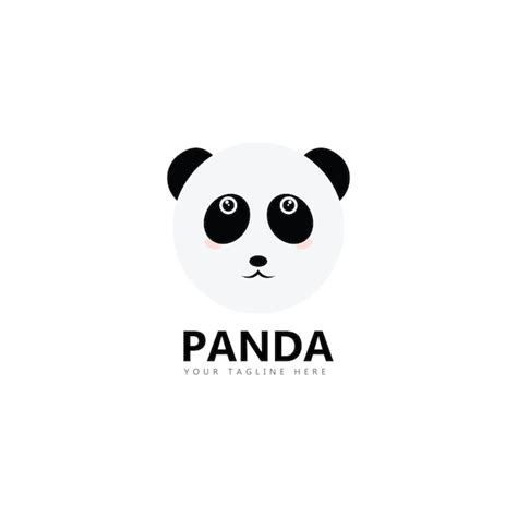 Premium Vector Panda Logo Template Vector Illustration