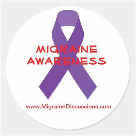Migraine Awareness Sticker Zazzle