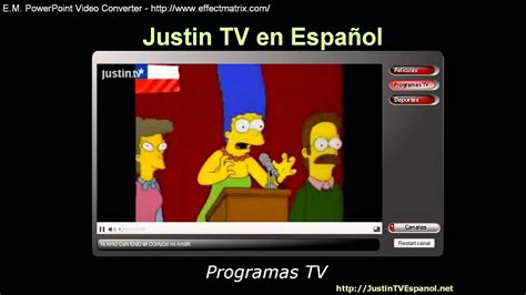Justin Tv En Espanol Youtube