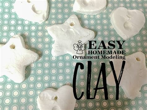 Easy Homemade Ornament Modeling Clay Clever Housewife