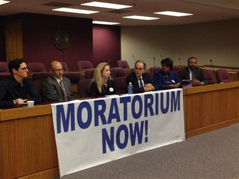 Moratorium often specifically refers to the postponement of the requirement to make some kind of payment, such as rent. Group calls for moratorium on Missouri death penalty - The Missouri Times