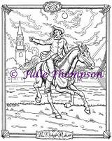 Revere Paul Coloring Drawn Hand sketch template