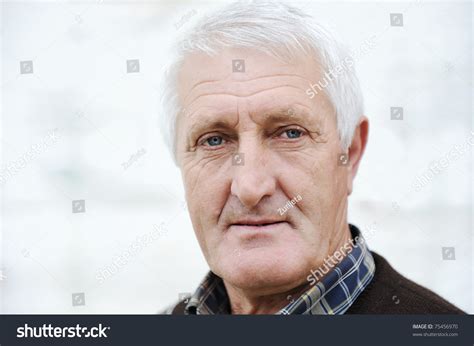 Portrait Old Man Stock Photo Edit Now 75456970