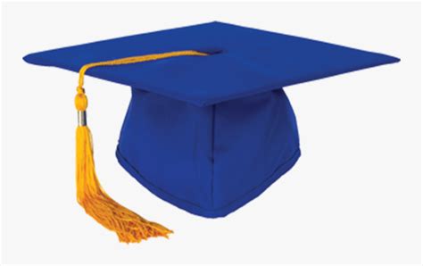 Square Academic Cap Graduation Ceremony Hat Blue Blue Graduation Cap