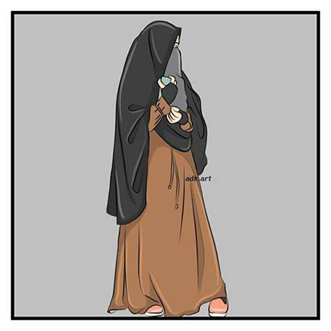 Paling Keren 30 Gambar Kartun Wanita Cadar - Gambar Kartun