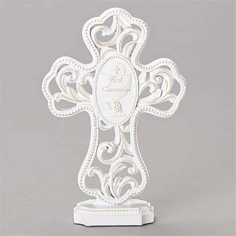 First Communion Filigree Standing Cross Ewtn Religious Catalogue