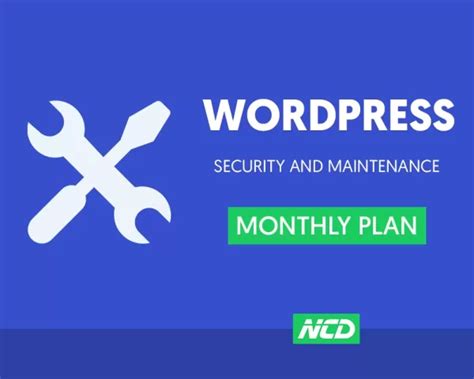 Wordpress Security And Maintenance Monthly Plan Digital Marketing