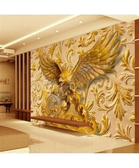 Beibehang Golden Wall Murals 3d Wallpaper 3d Wallpaper For Wall In