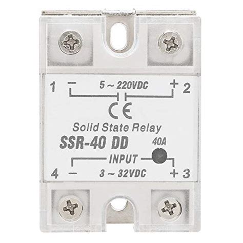 Heschen Single Phase Acdc Solid State Relay Ssr 40da 3 32 Vdc480vac