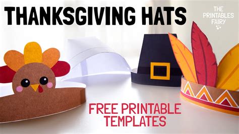 Diy Thanksgiving Hats Pilgrim Hat Bonnet Turkey Hat And Indian Crown