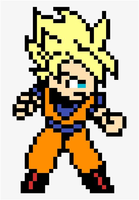 Como Dibujar A Goku En 8 Bits O Pixel Art Tutorial Paso A Paso Youtube