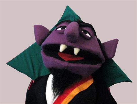 A Count Von Count Puppet Made For Jono And Ben At Ten Puppet Making