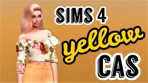 The Sims 4 Cc Yellow Wallpaper