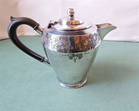 Sheffield Silver Plate Teapotcoffee Or Hot Water Pot With Etsy Tea