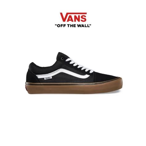 Jual Vans Old Skool Pro Black Gum Original Shopee Indonesia