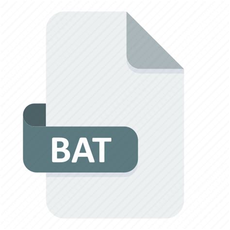 Extension Format Bat File Document Icon Download On Iconfinder