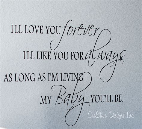Love You Forever Book Quotes Quotesgram