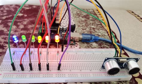 Control Leds With Ultrasonic Sensor On Arduino Uno Prgmine
