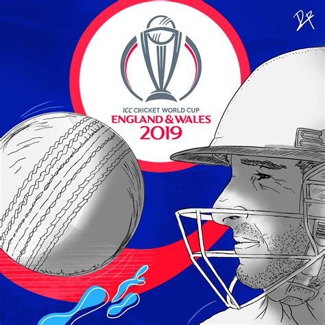 Cricket World Cup 2019 Illustration On Behance