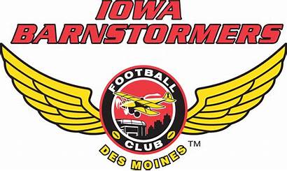 Iowa Barnstormers Football Logos League Arena Fairfield