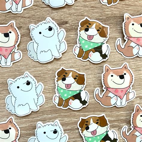 Cute Doggo Sticker Set Etsy