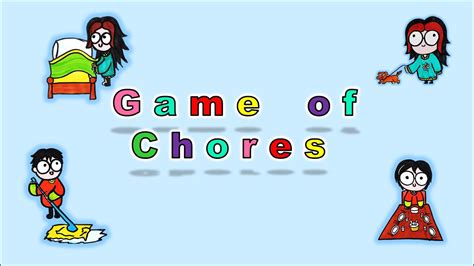 Game Of Chores Easy Song To Learn English Youtube