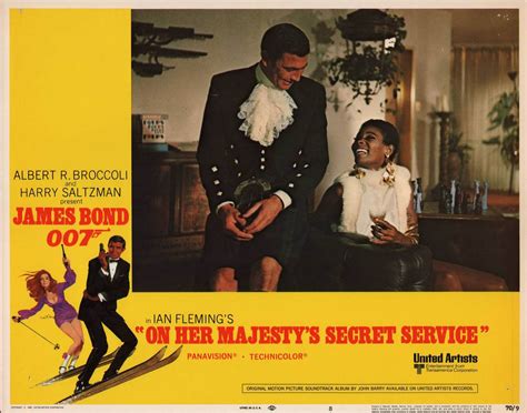 On Her Majestys Secret Service Us Lobby Card 8 1969 James Bond Movies George Lazenby
