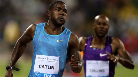 100m Avec Un Chrono De 974 Gatlin Devient Le Cinquième Homme Le