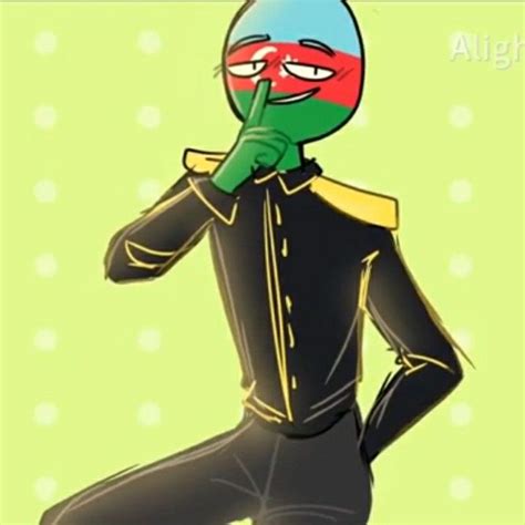 azerbaijan countryhumans anime azerbaijan flag country