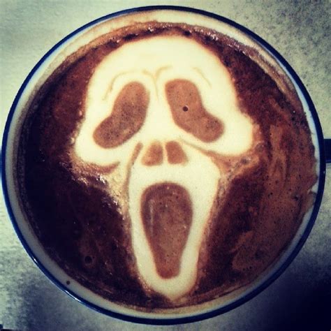 Horror Coffee Art Ghostface Dravens Tales From The Crypt