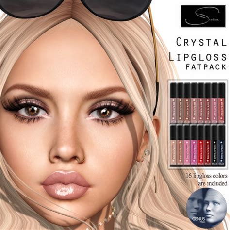 Second Life Marketplace Stellar Crystal Lip Gloss Fatpack Genus
