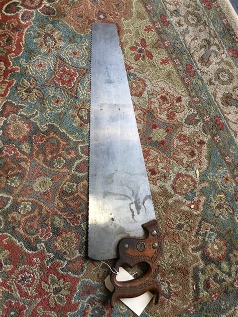 Vintage Henry Disston And Sons 26 Hand Saw